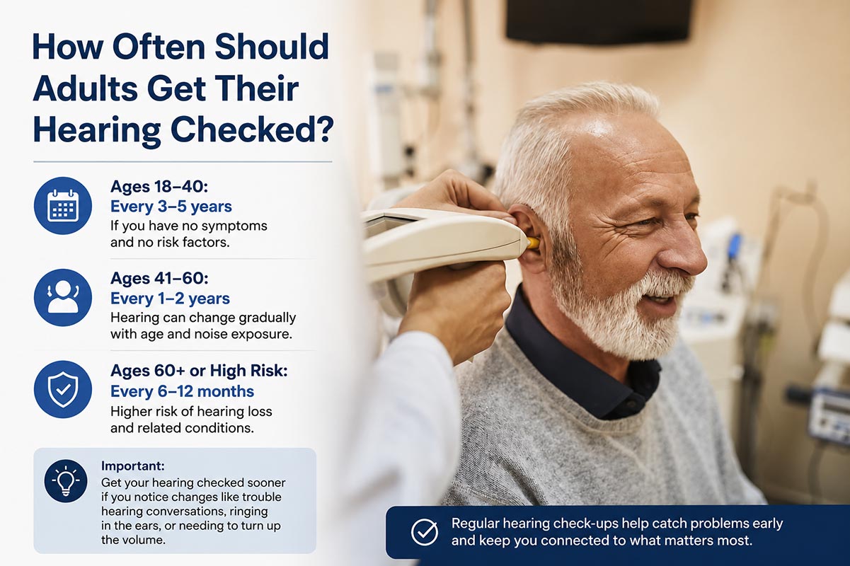 How Often Should Adults Get Their Hearing Checked?